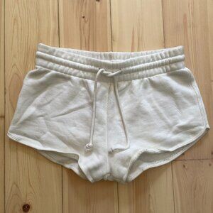White Aritzia Boyfriend shorts Size XS